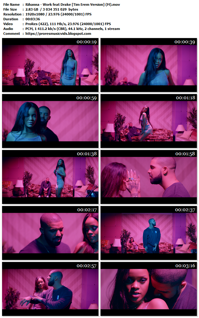 Rihanna – Work feat Drake [Tim Erem Version]