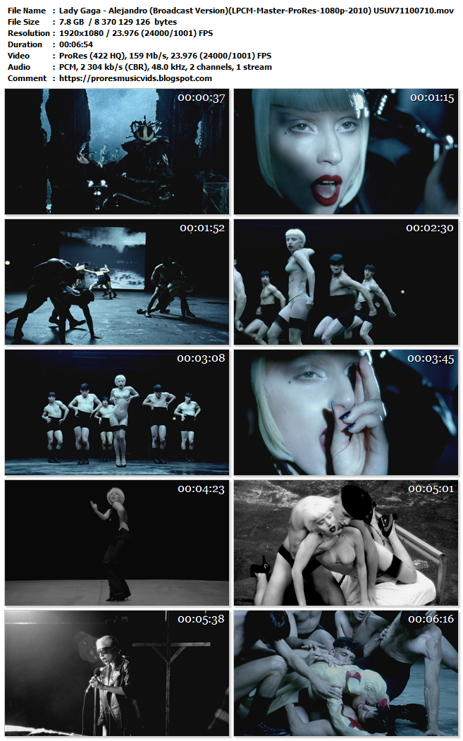 Lady Gaga – Alejandro (Broadcast version)