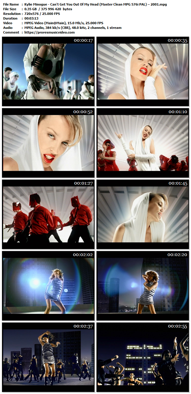 Kylie Minogue – Can’t Get You Out Of My Head