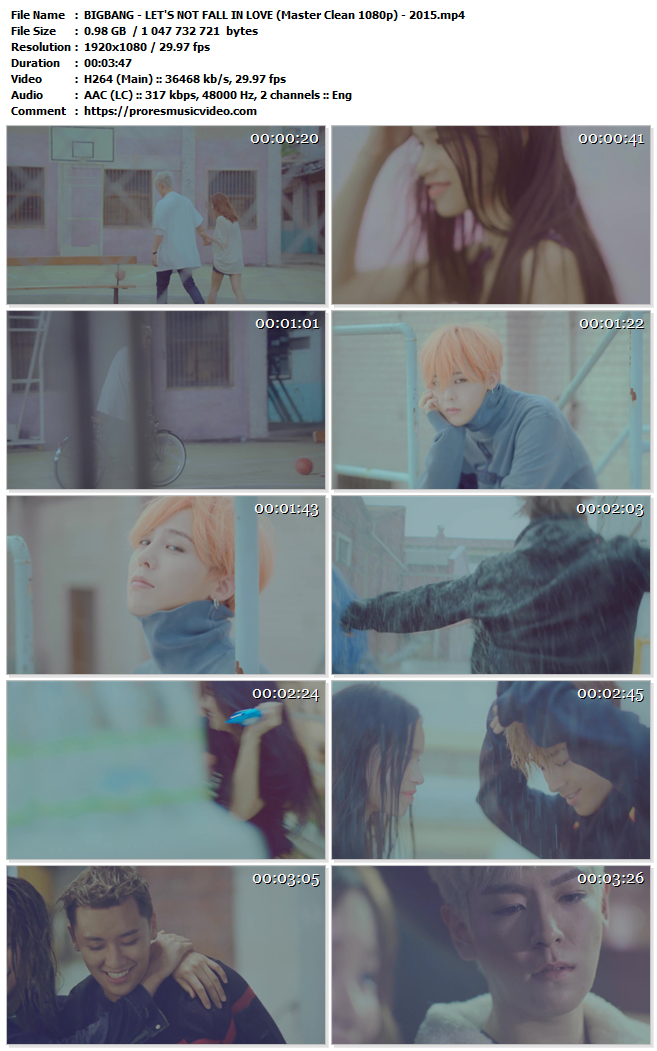 BIGBANG – LET’S NOT FALL IN LOVE