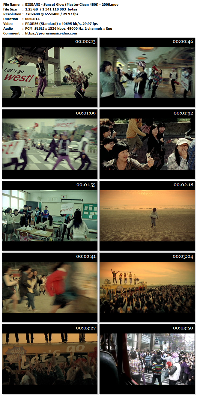 BIGBANG – Sunset Glow