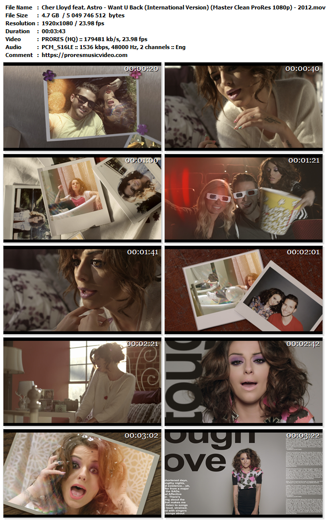 Cher Lloyd feat. Astro – Want U Back (International Version)